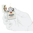 thumbnail image 5 of Zippo Jim Beam Label Logo White Matte Pocket Lighter, 5 of 6