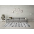 thumbnail image 3 of Ahgly Company Indoor Round Abstract Gray Modern Area Rugs, 7' Round, 3 of 4