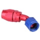 thumbnail image 1 of Extremo De Manguera De Línea De Combustible, aleación De Aluminio AN10 Accesorio De Extremo De Manguera Accesorio Giratorio Adaptador De Enfriador De Aceite Color Azul Y Rojo, 1 of 3