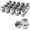 Silver, variant on JINLONG 20-Pack M12 x 1.5 Lug Nuts, Compatible with Ford Focus, Escape, Fusion