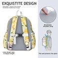 thumbnail image 5 of Lemon Backpack for School,Cute School Bag,Schoolbag with Adjustable Shoulder Straps & Padded Back,13.4"x11"x4.7", 5 of 6