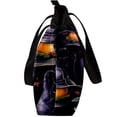 thumbnail image 4 of Witch Hat Canvas Leather Mix Tote Bag - Hand-Held Twill Jeanette Sponge Bag 30x10.5x39cm, 4 of 5