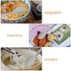 thumbnail image 4 of BRIGHTFUFU 4 unids cocina silicona cucharas de cucharas cucharas sopa cucharas sin palo mezclar cucharas, 4 of 8