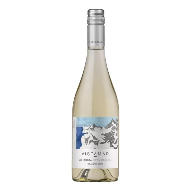 Pack de 6 Vino Blanco Vistamar Eje Costa Sauvignon Blanc 750 ml