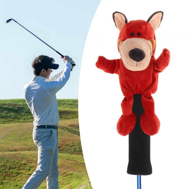 Funda de madera DYNWAVEMX para cabeza de Golf Protector rojo