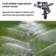 thumbnail image 6 of Luxcidy 1/2" Impact Sprinkler Adjustable 0-360Degree,Rotation Water Sprinkler Head for Garden Irrigation (Black), 6 of 6