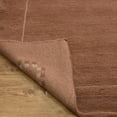 thumbnail image 6 of RUGSOTIC CARPETS HAND KNOTTED WOOL AREA RUGS - 6'x9', Rectangle, Brown, Contemporary Modern Design, High Pile Thick Handmade Anti Skid Area Rugs for Living Room, Bed Room (T00205), 6 of 9