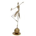 thumbnail image 1 of Estatua de niña bailarina Figura de niña Accesorios coleccionables Escultura de niña moderna pájaro izquierdo, 1 of 9