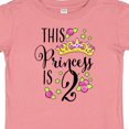 thumbnail image 4 of Inktastic This Princess is Two- Second Birthday Girls Baby T-Shirt, 4 of 5