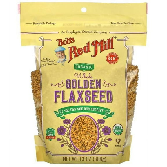 Bob's Red Mill, Whole Golden Flaxseed, 13 oz(Pack of 3)