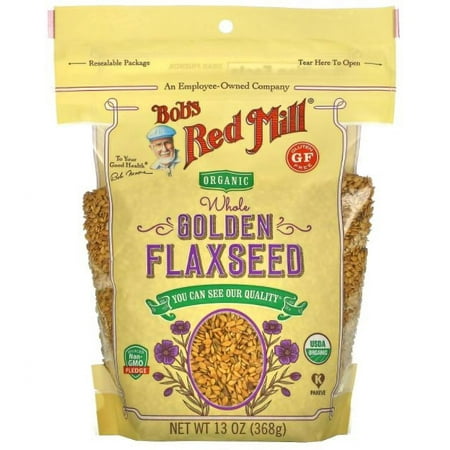 BOBS RED MILL Whole Golden Flaxseed, 13 oz (Pack 1)