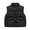 Black, variant on Girls Puffy Vest Coat Water-Resistant Warm Winter Sleeveless Kids Jacket Kids Vest