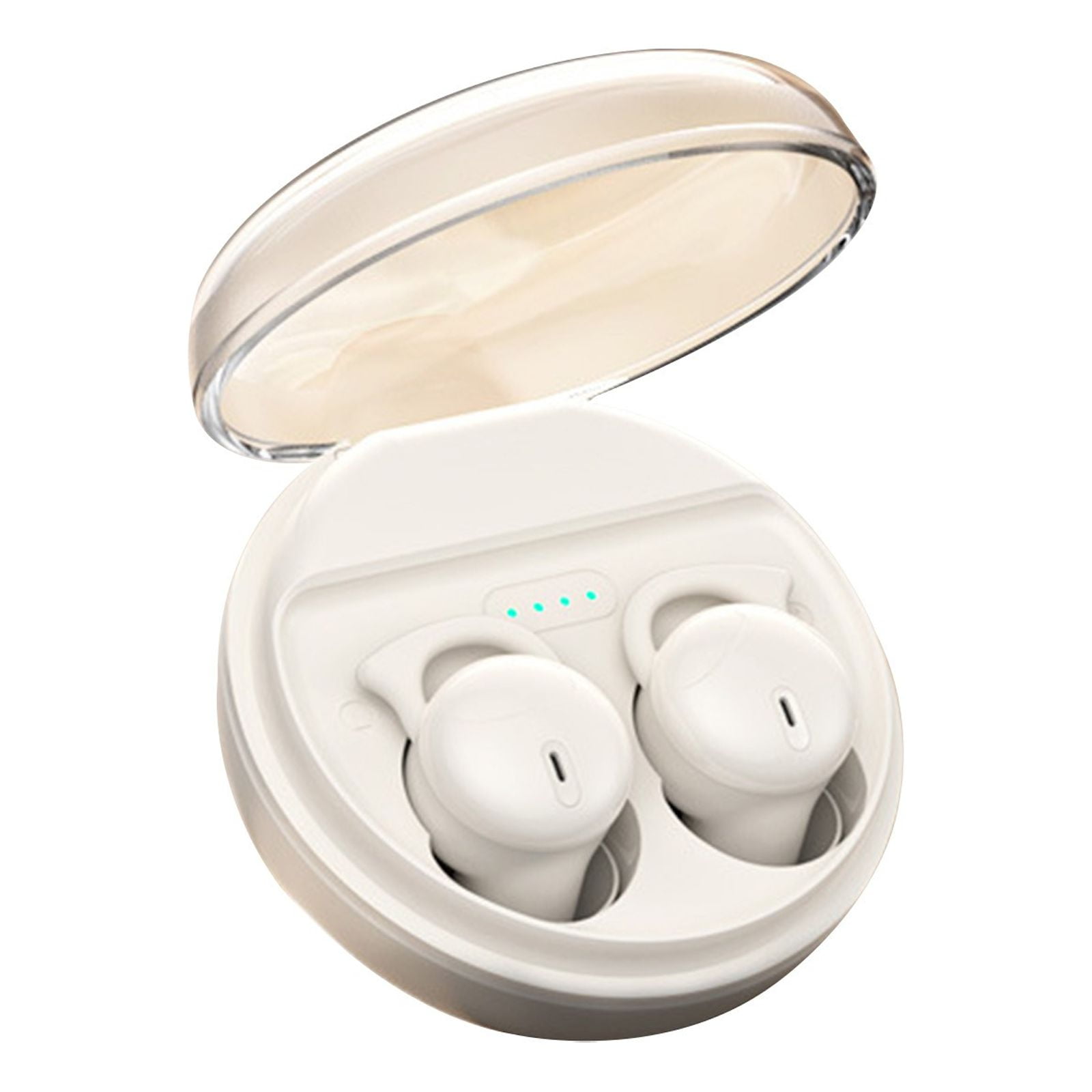 Weloille Sleep Earbuds Wireless Bluetooth Headset Bluetooth 5.3 Mini In Ear Dual Microphone Wearable Earphones For Sleeping
