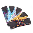 thumbnail image 6 of Feminine Hygiene Product Washable Reusable Maternity Pads Sanitary Menstrual Cloth Pads Bamboo Charcoal Panty Liners 4, 6 of 8
