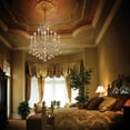 thumbnail image 2 of Schonbek 5683-O Milano 12 Light 31" Wide Crystal Chandelier - Gold, 2 of 6