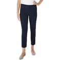 thumbnail image 2 of Mario Serrani Womens Comfort Stretch Fabric Pants-Navy 6 X 27, 2 of 2