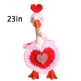 thumbnail image 3 of HonestMatter 7 Inch Desk Goose Outfits, Valentine's Day, Easter and St. Patrick's Day Desk Goose Costumes Accessories, Spring Holiday Decor for Desktop Goose Statues Office and Home Table, 3 of 6