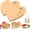 2Set- Bamboo, variant on Heart Shape Cutting Board, Wood Heart Shaped Cutting Board Valentine's Day Gifts, DIY Couple Graffiti Cutting Boards, Decorative Chopping Board with Heart Hole for Home Kitchen (2Set- Acacia wood)