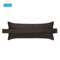 thumbnail image 3 of Uxcell Outdoor Chaise Pillows, Waterproof Resistant with Adjustable Elastic Strap for Chair, 2 Pack Dark Coffee, 3 of 7