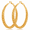 Gold-50mm, variant on YOUNGYUE Silver Hoop Earrings for Women, Hypoallergenic Lightweight Large Thick Twisted Hoops, 30MM