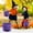 Purple, variant on Halloween felting storage bucket and large-capacity basket, multifunctional pumpkin handbag for candy, crafts, and seasonal home decoration, durable and portable design