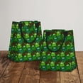 thumbnail image 3 of XMXT Reusable Lunch Bag Women, Green Smiling Man Print Insulated Lunch Tote for Office Travel, 3 of 8