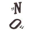 thumbnail image 1 of GROWTH TANK 2pcs Home Door Doorplate Wall Mailbox Letters Creative Cast Iron Label Bedroom O N, 1 of 9