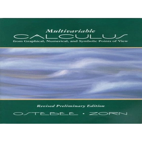 Pre-Owned Multivariable Calculus from Graphical, Numerical, and Symbolic Points of View