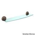 thumbnail image 5 of Monte Carlo Collection 24-in Glass Shelf in Satin Nickel, 5 of 5