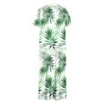 thumbnail image 5 of Womens Summer Dresses with Pocket Short Sleeve Floral Dresses Loose Fit Slit Long Dresses Summer Going Out Outfits, Green, S, 5 of 6