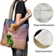 thumbnail image 3 of Tinkerbell / Tinker Bell Bolso de tela con estampado de lienzo para mujer, bolsa de compras reutilizable y estética, con cremallera interior, regalo para mujer,40*40cm., 3 of 6