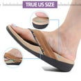 thumbnail image 5 of Orthopedic Walking Sandals with Arch Support, Casual Plantar Fasciitis Flip Flops for Flat Feet, Comfortable Cushioned Foam Slippers for Beach Summer, 5 of 7