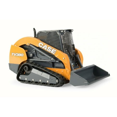 TV380 Compact Track Skid Steer Loader, Yellow - TOMY 44122 - 1/16 Scale Diecast Model Toy (Best Compact Track Loader)