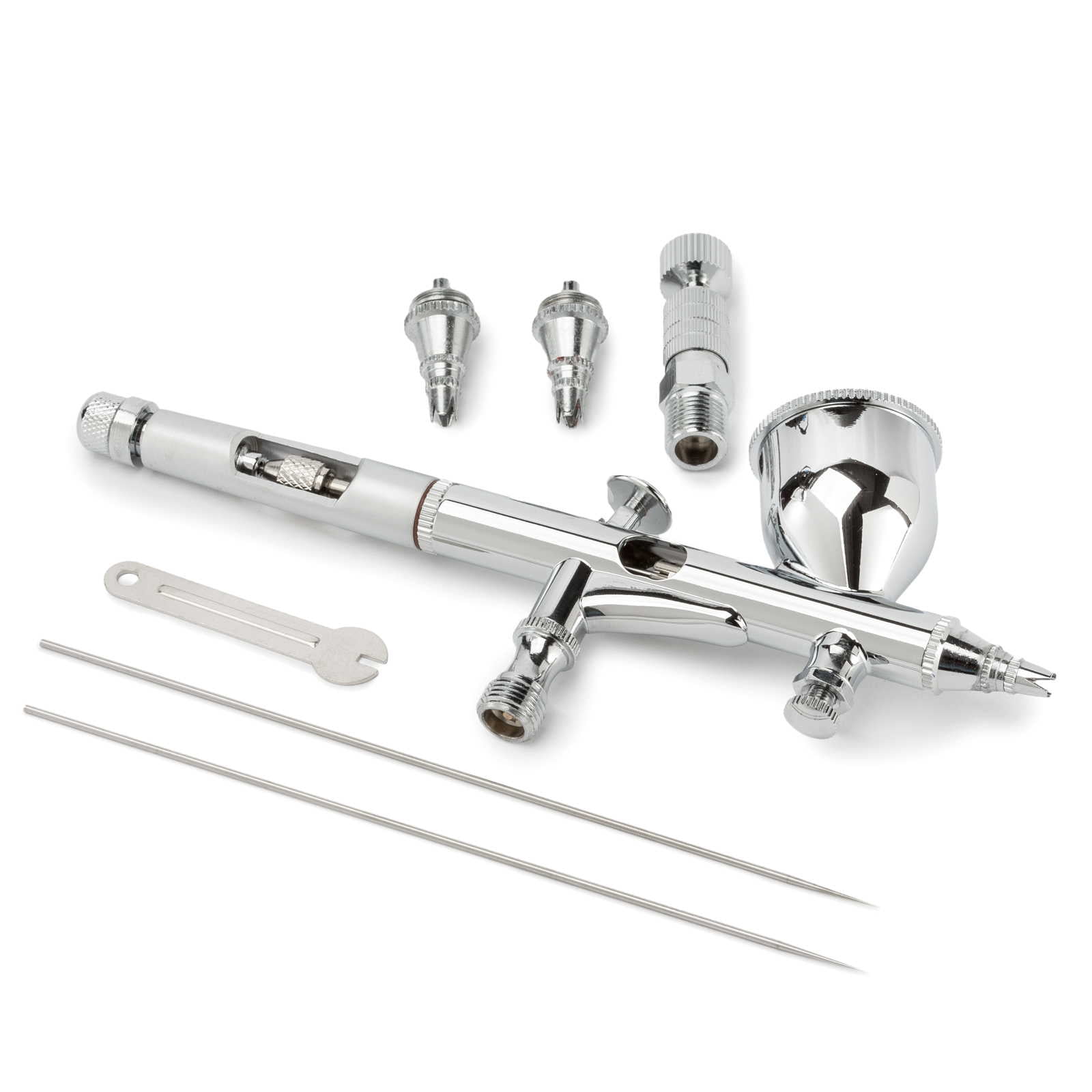 PointZero Precision 9cc Airbrush Set MAC Valve Crenelated (.2mm .3mm .5mm)