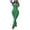 Green, variant on Two Piece Sets For Women Summer Contrast Binding Backless Crop Tank Top and Flare Pants Lounge Sets Tracksuit Women's Sleeveless Gym YogaOutfit Yellow M