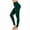 Green, variant on FANNYC Women's Yoga Trousers High-Waist Elastic Leggings Control Abdomen Hip-Lifting Biker Pants Gym Workout Running Pants,S-XL,Black/Green/Gray