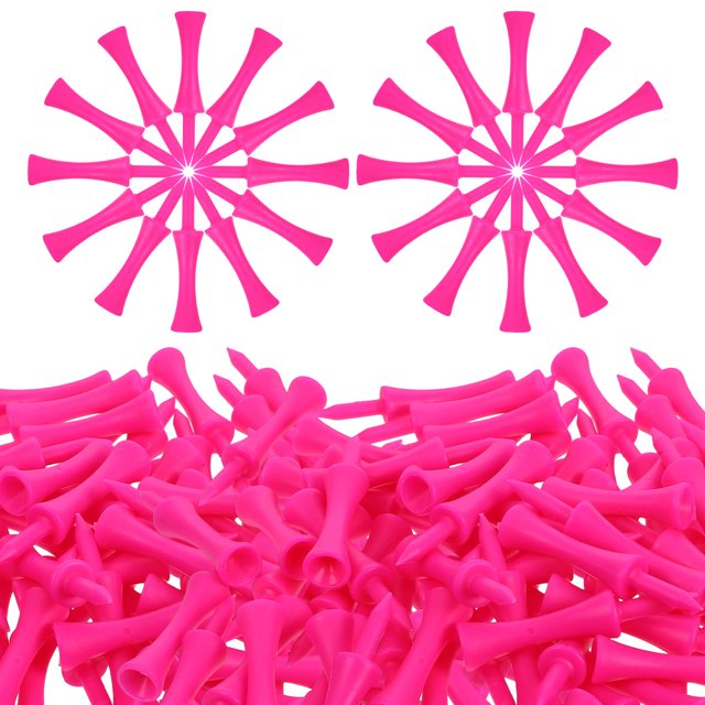unbranded 100Ud Tacos De Golf Para Práctica Con Fijación Estable Y Color Rosa Resistente