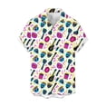 thumbnail image 6 of Viikei Mens Shirts Casual,Men's Casual Shirt Short Sleeve Vintage Bowling Shirt Cuba Beach Summer Shirts Button Up Shirt White M, 6 of 6