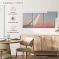 thumbnail image 4 of Elephant Stock White Wing Airplane Wall Art - Horizontal Multi Panel Canvas - Living Room Wall Decor - Transportation Multi Panel - Blue And White Decor - 80" x 39", 4 of 4