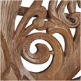 thumbnail image 4 of DecMode Brown Mango Wood Large Carved Tree Wall Decor with Scrollwork, 4 of 13