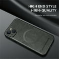 thumbnail image 2 of Allytechgroup Magnetic for iPhone 13 Case, Compatible with MagSafe Support Magnetic Car Phone Mount PU Leather Slim Phone Case for Women Men for iPhone 13, Gray, 2 of 10