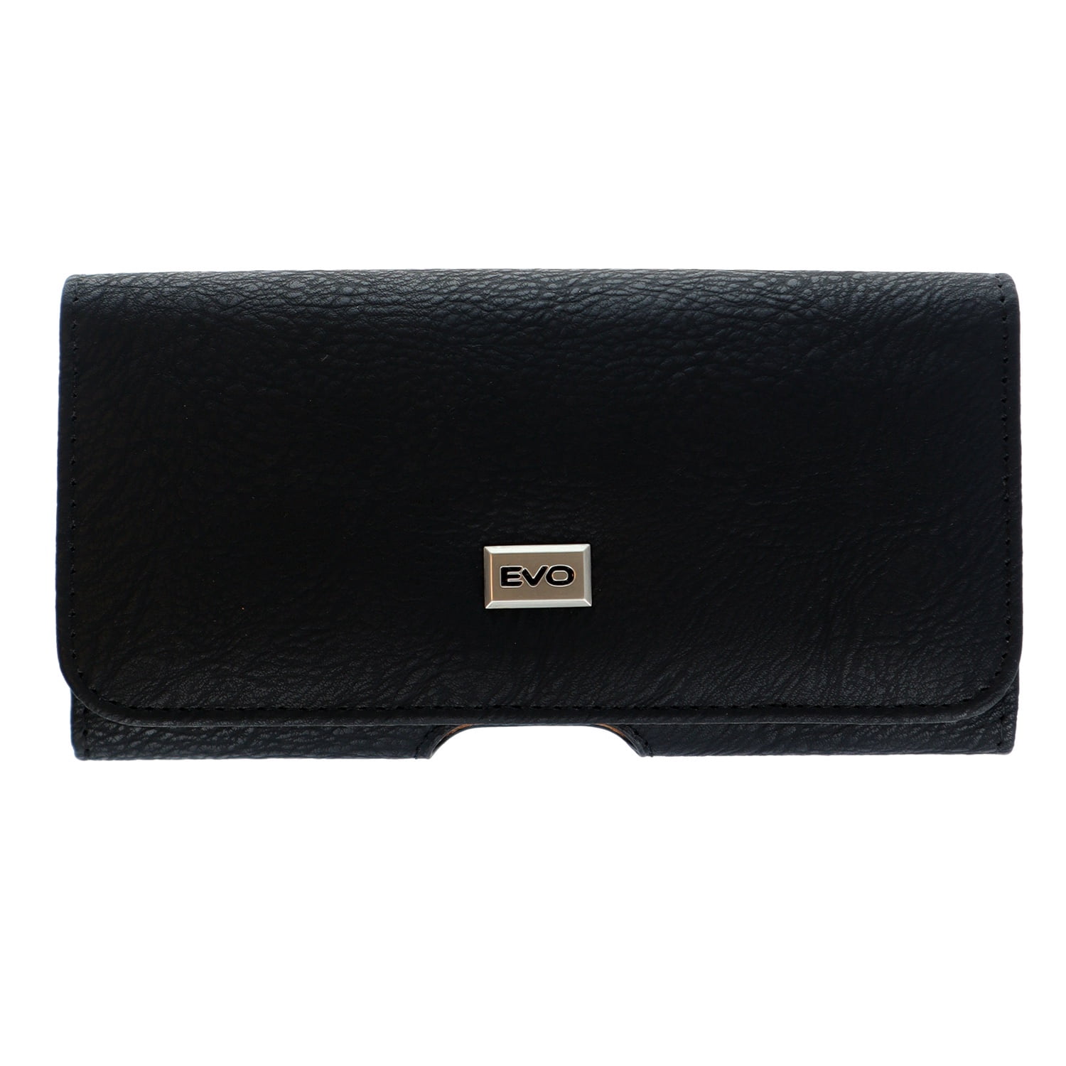 EVO Horizontal Texture Leather Protective Pouch 5.5 Inch - Black
