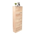thumbnail image 4 of Zapatero Kaise Café Claro y Blanco Virtual Muebles, 4 of 9