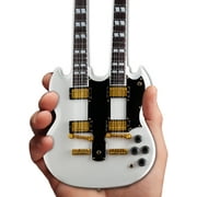 Gibson SG EDS-1275 Doubleneck White 10 Inch Miniature Guitar Replica