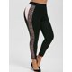 thumbnail image 1 of Panel de encaje contraste lado alto cintura plus size taladgings Rosegal Leggings de talla grande, 1 of 5
