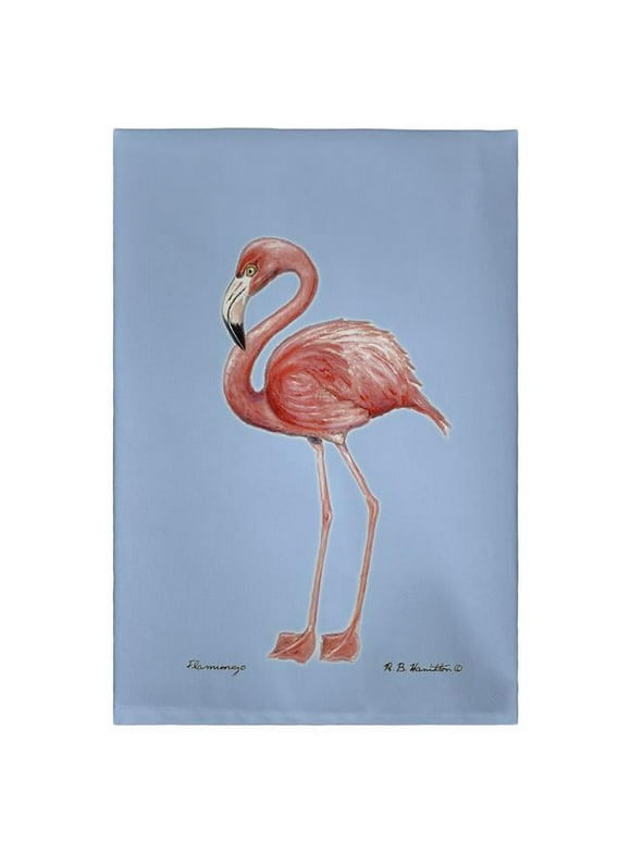 Betsy Drake GT084B Flamingos Guest Towel, Tiled