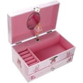 thumbnail image 3 of Sweet Musical Jewelry Box with Pullout Drawer and dancing Ballerina Girl Figurines Music Box Jewel Storage Case for girls, 3 of 5