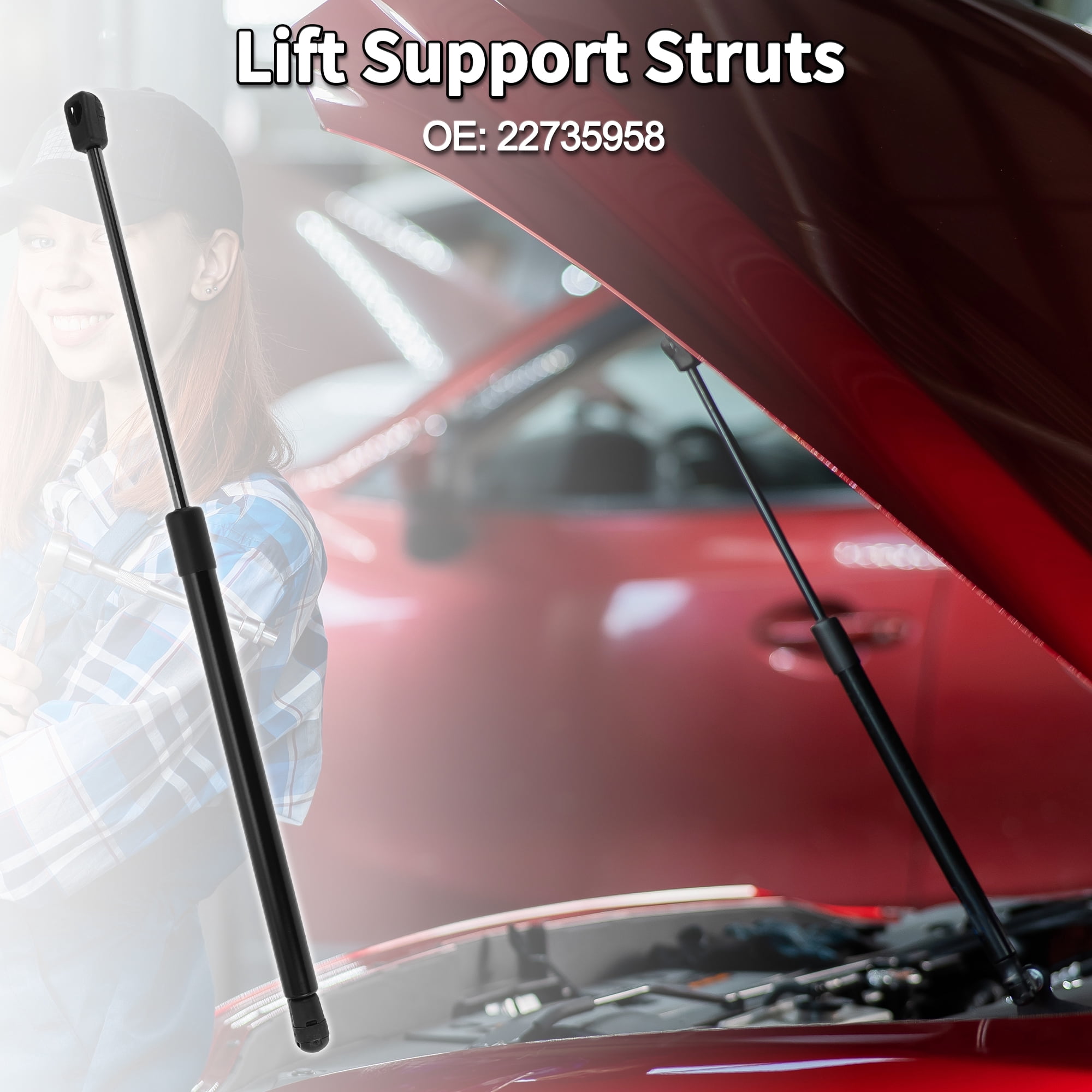 Unique Bargains Lift Supports Struts for Suzuki XL-7 2007-2009 No.22735958 Front Hood