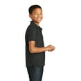 thumbnail image 3 of Port Authority 1145913 Youth Core Classic Pique Polo, Deep Black - Medium, 3 of 6