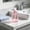 🌻 Pink#345, variant on Travel Bottles, Refillable Pump Dispenser for Hand Soap Shampoo and Body Wash, Plastic Rectangular Design, Leakproof, Large Capacity, 12x5x3 in